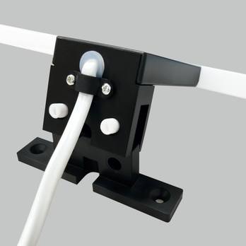 Koupelnové nástěnné LED svítidlo QTEC 4 černá, šířka 30 cm 4