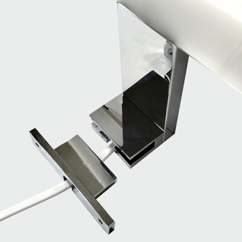 Koupelnové nástěnné LED svítidlo QTEC 4 chrom, šířka 30 cm 1