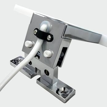 Koupelnové nástěnné LED svítidlo QTEC 4 chrom, šířka 30 cm 4