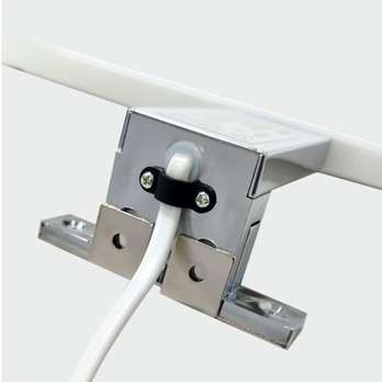 Koupelnové nástěnné LED svítidlo QTEC 4 chrom, šířka 30 cm 5