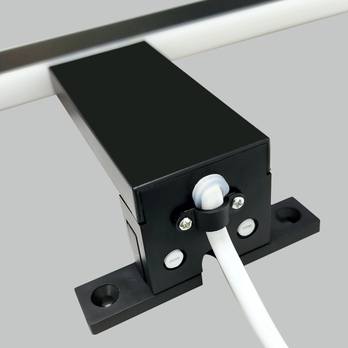 Koupelnové nástěnné LED svítidlo QTEC 4 černá, šířka 50 cm 3