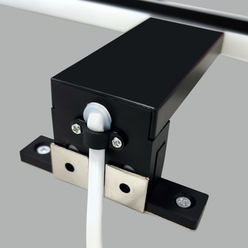 Koupelnové nástěnné LED svítidlo QTEC 4 černá, šířka 50 cm 5