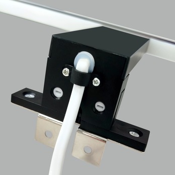 Koupelnové nástěnné LED svítidlo QTEC 4 černá, šířka 50 cm 6