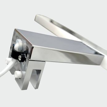 Koupelnové nástěnné LED svítidlo QTEC 4 chrom, šířka 50 cm 2