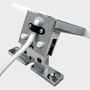 Koupelnové nástěnné LED svítidlo QTEC 4 chrom, šířka 50 cm 4