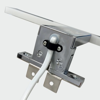 Koupelnové nástěnné LED svítidlo QTEC 4 chrom, šířka 50 cm 6