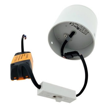 Stropní svítidlo QTEC bílá, průměr 8 cm 6