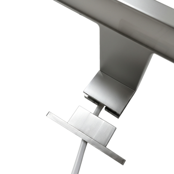 Koupelnové nástěnné LED svítidlo QTEC chrom, šířka 50 cm 1