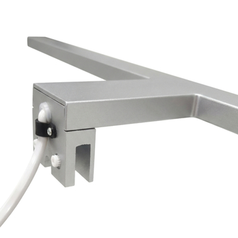 Koupelnové nástěnné LED svítidlo QTEC chrom, šířka 50 cm 2