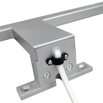 Koupelnové nástěnné LED svítidlo QTEC chrom, šířka 50 cm 3