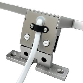 Koupelnové nástěnné LED svítidlo QTEC chrom, šířka 50 cm 4