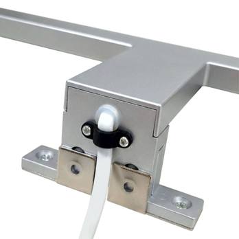 Koupelnové nástěnné LED svítidlo QTEC chrom, šířka 50 cm 5