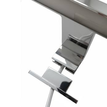 Koupelnové nástěnné LED svítidlo QTEC chrom, šířka 30 cm 1