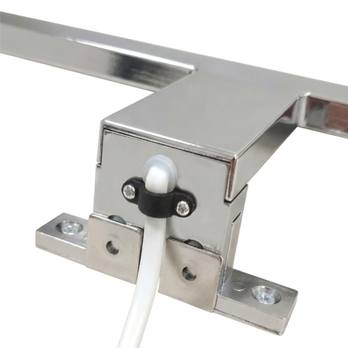 Koupelnové nástěnné LED svítidlo QTEC chrom, šířka 30 cm 5