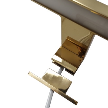 Koupelnové nástěnné LED svítidlo QTEC zlatá lesklá, šířka 30 cm 1