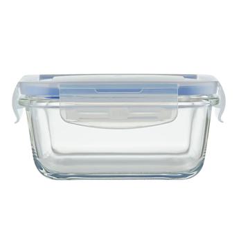 Skleněná dóza s víkem QUADER II objem 550 ml 2