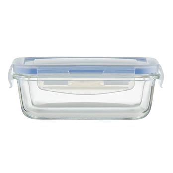 Skleněná dóza s víkem QUADER objem 550 ml 2