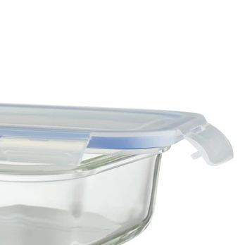 Skleněná dóza s víkem QUADER objem 550 ml 5
