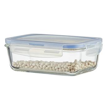 Skleněná dóza s víkem QUADER objem 850 ml 1