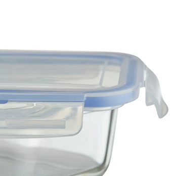 Skleněná dóza s víkem QUADER objem 850 ml 5