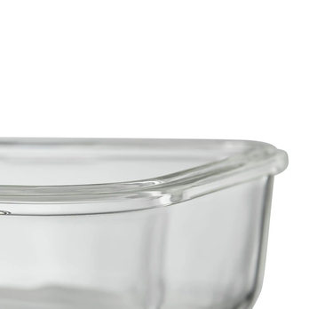 Skleněná dóza s víkem QUADER objem 1,2 l 4