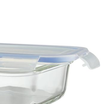 Skleněná dóza s víkem QUADER objem 1,2 l 5