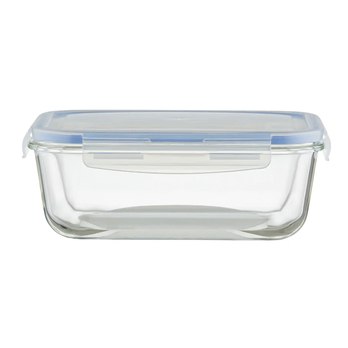 Skleněná dóza s víkem QUADER objem 1,85 l 2