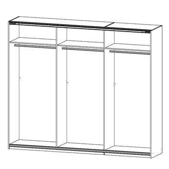 Šatní skříň QUADRA 271 dub sonoma/zrcadlo 2