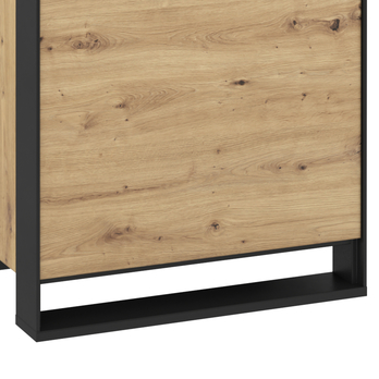 Skříň/regál QUANT 02 dub artisan/černá 5