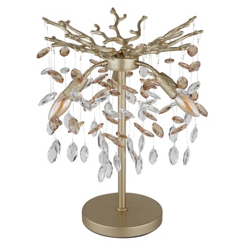 Stolní lampa QUEENA zlatá 2