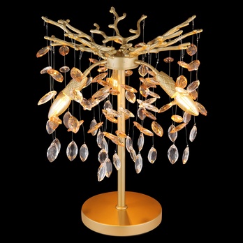 Stolní lampa QUEENA zlatá 3
