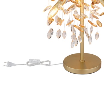 Stolní lampa QUEENA zlatá 4