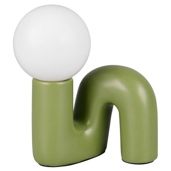 Stolní lampa QUINN bílá/zelená 2