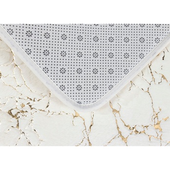 Koupelnová předložka RABBIT SHINE ivory/zlatá, 60x100 cm 3