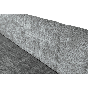 Rohová postel s matrací RACKY šedá, 90x200 cm 4