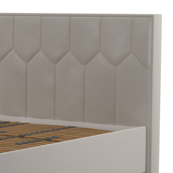 Postel s polohovacím roštem RADANA 1 krémová, 180x200 cm 2
