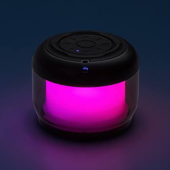 Stolní lampa s reproduktorem RADELIA černá 2