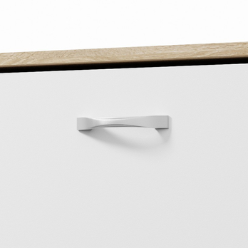 Botník RADIM dub sonoma/bílá 3