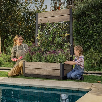 Květináč s mřížkou RADIX 2 jasan 1