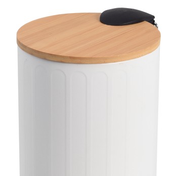 Odpadkový koš RADO bílá/přírodní, 3 l 1