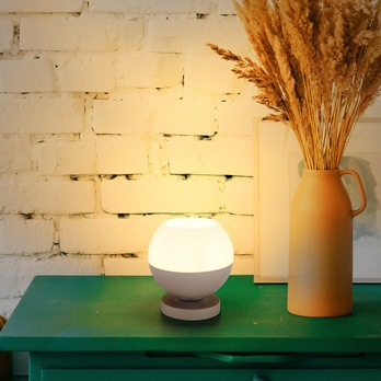 Stolní lampa RAGUSA písková 1