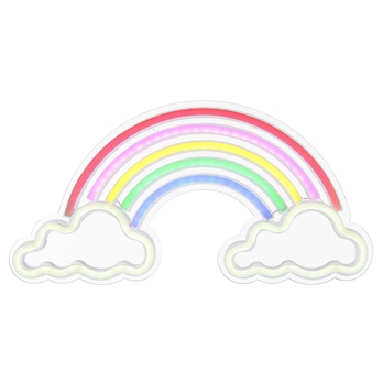 Nástěnné LED svítidlo RAINY bílá/průhledná/vícebarevná 4