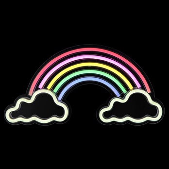 Nástěnné LED svítidlo RAINY bílá/průhledná/vícebarevná 5