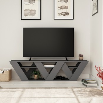 TV stolek RALLA antracitová 1