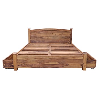Postel s roštem RAMIL 180 palisandr 1