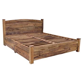 Postel s roštem RAMIL 180 palisandr 3