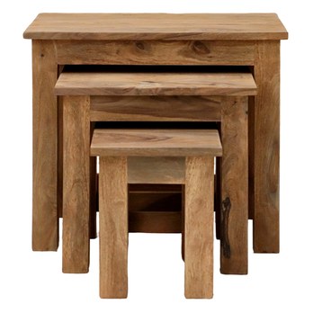 Odkládací stolek RAMIL II palisandr, set 3 ks 2