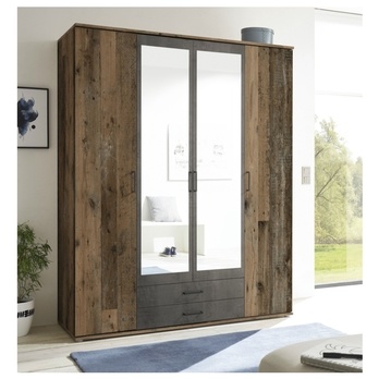 Šatní skříň RAMON old style/beton 3