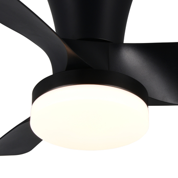 Stropní LED svítidlo s ventilátorem RANDERS černá/bílá 1