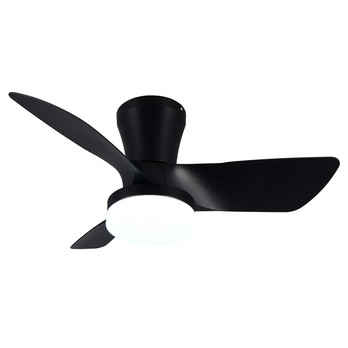Stropní LED svítidlo s ventilátorem RANDERS černá/bílá 2